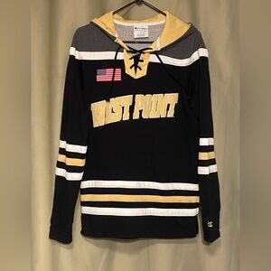 Champion Army West Point  Hockey Style Pullover Hoodie Jersey Mens  Size S